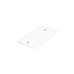 AB12 [メタルモール付属品 スイッチボックス用フタ 1個用 ホワイト 1枚]