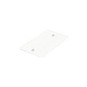 AB12 [メタルモール付属品 スイッチボックス用フタ 1個用 ホワイト 1枚]