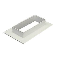 LDF343 [エルダクト付属品 フランジ 3020型 ミルキーホワイト 1個]