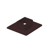 MDF49 [屋外用エムケーダクト付属品 フランジ 4号 チョコ 1個]
