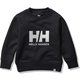 ロゴスウェットクルー K Logo Sweat Crew HJ32253 ブラック(K) 120サイズ [アウトドア トップス キッズ]