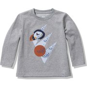 ロングスリーブ アニマルティー K L/S Animal Tee HJ32258 Z 110サイズ [アウトドア トップス キッズ]