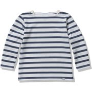ロングスリーブ ブラッシュドボーダーティー K L/S Brushed Border Tee HJ32259 オフホワイト×ウィンターオーシャン(WC) 100サイズ [アウトドア トップス キッズ]