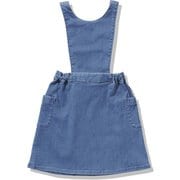 ストレッチデニム3ウェイエプロンスカート K Stretch Denim 3way Apron Skirt HJ22260 ブルー(B) KSサイズ [アウトドア スカート キッズ]