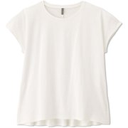 ショートスリーブフレアティー S/S FLARE TEE DC722305 ジャスミンホワイト(JW) Lサイズ [フィットネス ヨガ シャツ レディース]
