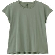 ショートスリーブフレアティー S/S FLARE TEE DC722305 ノルディックグリーン(NC) Mサイズ [フィットネス ヨガ シャツ レディース]