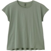 ショートスリーブフレアティー S/S FLARE TEE DC722305 ノルディックグリーン(NC) Lサイズ [フィットネス ヨガ シャツ レディース]