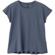 ショートスリーブフレアティー S/S FLARE TEE DC722305 エターナルブルー(EB) Mサイズ [フィットネス ヨガ シャツ レディース]
