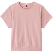 バックタックドトップ BACK TUCKED TOP DC722306 シェルピンク(SK) Mサイズ [フィットネス ヨガ シャツ レディース]