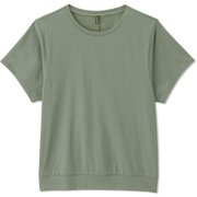 バックタックドトップ BACK TUCKED TOP DC722306 ノルディックグリーン(NC) Lサイズ [フィットネス ヨガ シャツ レディース]