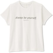 プリントショートスリーブティーワイドティー PRINT WIDE TEE DC722308 ジャスミンホワイト(JW) Mサイズ [フィットネス ヨガ シャツ レディース]