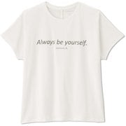 プリントショートスリーブティーワイドティー PRINT WIDE TEE DC722308 ジャスミンホワイト(JW) Lサイズ [フィットネス ヨガ シャツ レディース]