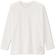 プリントロングスリーブティー PRINT L/S TEE DC722309 ジャスミンホワイト(JW) Mサイズ [フィットネス ヨガ シャツ レディース]
