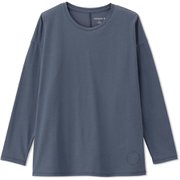 プリントロングスリーブティー PRINT L/S TEE DC722309 エターナルブルー(EB) Mサイズ [フィットネス ヨガ シャツ レディース]