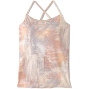 スキニッシュプリントキャミソール SKINISH PRINT CAMISOLE DA10302P GY Lサイズ [フィットネス ヨガ カップ付きシャツ レディース]