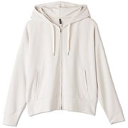 ラウンジニットフーディ LOUNGE KNIT HOODIE DA522307 ホワイトベージュ(HI) Mサイズ [フィットネス ヨガ パーカー レディース]