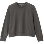 ラウンジニットロングスリーブトップ LOUNGE KNIT L/S TOP DA522308 チャコール(CH) Mサイズ [フィットネス ヨガ シャツ レディース]