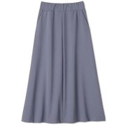 ラウンジニットフレアスカート LOUNGE KNIT FLARE SKIRT DA622305 トワイライトグレー(TW) Lサイズ [フィットネス ヨガ スカート レディース]