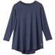 オールデイアクティブライトロングスリーブフレアティー ALL DAY ACTIVE LIGHT L/S FLARE TEE DA722300 ウォッシュネイビー(WA) Sサイズ [フィットネス ヨガ シャツ レディース]