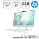 一体型デスクトップ HP All-in-One 24-dp1050jp/Core i7/メモリ 16GB/SSD 256GB＋HDD 2TB/Windows 11 Home/Office Home＆Business 2019/ナチュラルシルバー 571D4PA-AAAB
