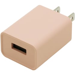 USB AC充電器 1.0A USB-A×1 ピンク IMAC1UA1PK