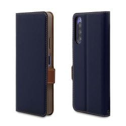 6960XP104BO [Xperia 10 IV用 手帳型ケース 薄型 スタンド機能 サイドマグネット NV×BR]