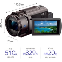ソニー SONY FDR-AX45A TI [デジタル4Kビデオカメラレコーダー 
