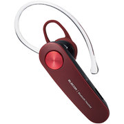 LBT-HS11RD [ヘッドセット Bluetooth 5.0 片耳 ハンズフリー 通話・音楽 対応 オープンタイプ 左右耳兼用 microB充電 レッド]