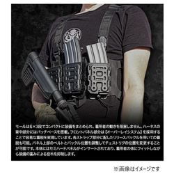 Laylax（ライラクス） コンパクトモール チェストリグ バトルスタイルBK コンパクトモールチェストリグ[Battle Style バトルスタイル]