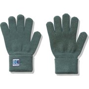 プレーンニットグローブ K Plain Knit Glove HAJ92258 カーボロネロ(CE) KFサイズ [アウトドア グローブ キッズ]
