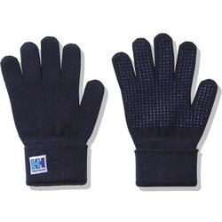 プレーンニットグローブ K Plain Knit Glove HAJ92258 ヘリーブルー(HB) KFサイズ [アウトドア グローブ キッズ]