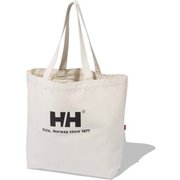 オーガニックコットンロゴトートL Organic Cotton Logo Tote L HY92290 ブラック(K) [アウトドア トートバッグ]