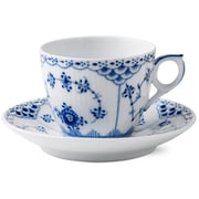 1017205 [ブルーフルーテッド ハーフレース コーヒー カップ＆ソーサー 180ml 国内正規品]