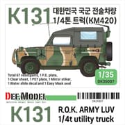 DK35007 1/35 現用 韓国陸軍 K-131 1/4t軍用小型汎用車 フルキット [組立式プラスチックモデル]