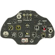 YMA4874 1/48 ポリカルポフI-16後期 着色計器板 （ICM他用） [プラモデル用パーツ]