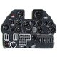 YMA7214 1/72 P-40Eキティホーク 着色計器板 （AZモデル用） [プラモデル用パーツ]