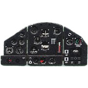 YMA7230 1/72 フォッカーD.XXIフィンランド初期 着色計器板 （MPM他用） [プラモデル用パーツ]