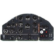 YMA7232 1/72 フォッカーD.XXIオランダ軍 着色計器板 （MPM他用） [プラモデル用パーツ]