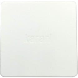 karari 多孔質セラミック 吸水コースター スクエア ホワイト HO2206