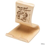 17-941119 [天然木スマホスタンド ディズニーキャラクター ミッキーマウス・電話]