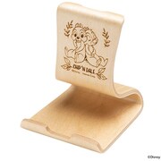 17-941126 [天然木スマホスタンド ディズニーキャラクター チップ＆デール]