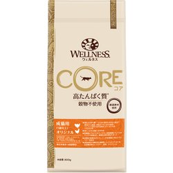 ウェルネス コア（高たんぱく質・穀物不使用）成猫用 オリジナル [猫用 キャットフード 800g 1歳以上 国内正規販売品]