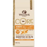 ウェルネス コアダイジェスティブヘルス成猫用 骨抜きチキン＆米 [猫用 キャットフード 400g 1歳以上 国内正規販売品]
