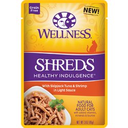 ウェルネス ヘルシーインダルジェンス 旨みしっとりフレーク仕立て ツナ＆エビ [猫用 キャットフード 85g 総合栄養食 国内正規販売品]