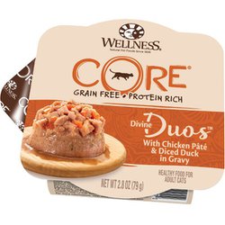 ウェルネス コア ディバインデュオ チキンパテ＆角切りダック [猫用 ウエットフード 79g 総合栄養食 国内正規販売品]