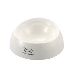 ペット用食器 犬用 ワンちゃんの食べやすい食器 SS 浅型 ボーン