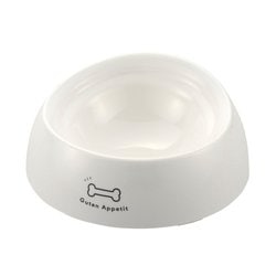 ペット用食器 犬用 ワンちゃんの食べやすい食器 S 浅型 ボーン