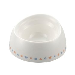 ペット用食器 犬用 ワンちゃんの食べやすい食器 S 深型 ライン