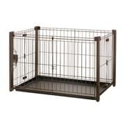 ペット用サークル 犬用 折りたたみアルミペットサークル 90-60 ブラウン