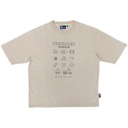 20263209 Penfield×ゆるキャン△ 防蚊 Tシャツ 集合 アイコン BEIGE Sサイズ [キャラクターグッズ]